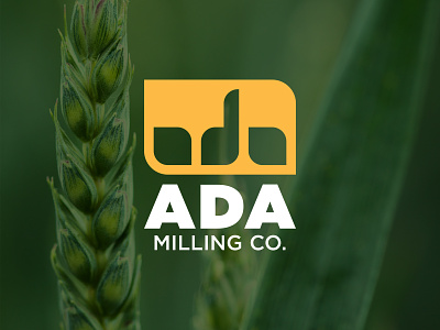 ADA Milling Co. branding design graphic design illustration logo logo desgn typography vector