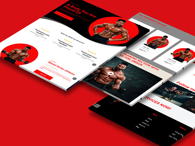 Gym Websites gym lifestyle simvoly website