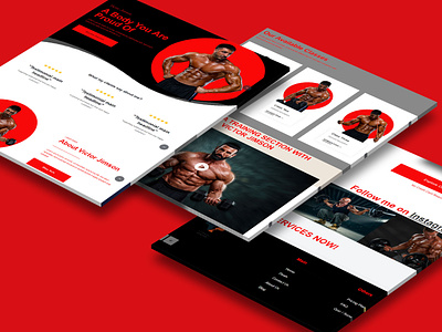 Gym design gym lifestyle simvoly website