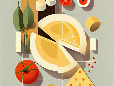Food illustration branding design graphic design illustration vector