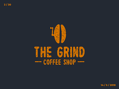 The Grind 30 adobe challenge coffee grind illustrator logo shop the