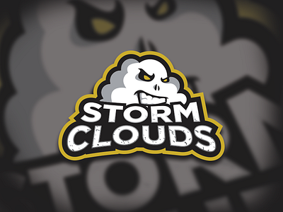 Storm Clouds adobe art artwork cloud clouds color design illustrator logo photoshop storm yellow