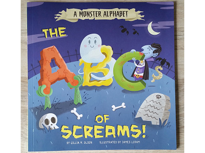 A Monster Alphabet: The ABC of Screams! abc abc book capstone character design childrens book halloween illustration kid lit kids book monsters