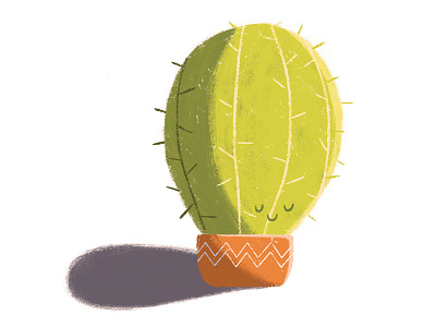 Cactus cactus character character design cute digital kidlit plant pot