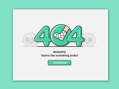 404 error broke broken error error page illustration leg ui