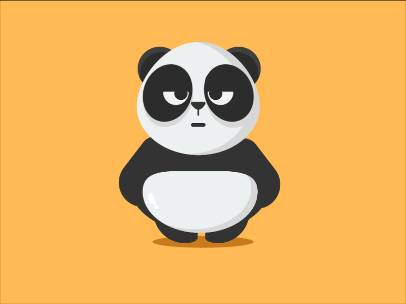 Breath, Panda, breath. animal animation breath cute excercise gif health illustration lifestyle panda