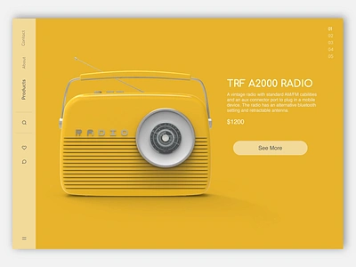 Radio Mobile Site app design mobile ui user interface visual design