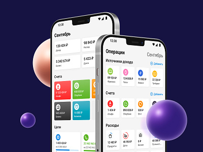 Yoney – Financial Application android app application cash design fin financial fintech ios mobile ui ux