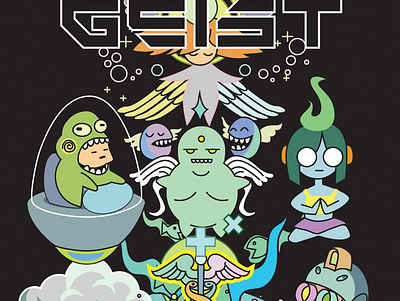 GEIST Illustration adobe australia behance bestfolios caduceus cartoon color design dribbble dribbblers germany graphic design hoodie illustration illustrator japan kawaii portfolio t shirt vector