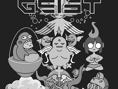 GEIST Illustration adobe australia behance bestfolios caduceus cartoon color design dribbble dribblers germany graphic design hoodie illustration illustrator japan kawaii portfolio t shirt vector