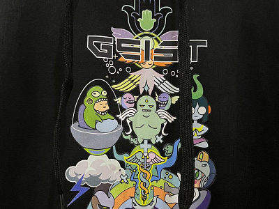 GEIST Illustration adobe australia behance bestfolios caduceus cartoon color design dribbble dribblers germany graphic design hoodie illustration illustrator japan kawaii portfolio t shirt vector