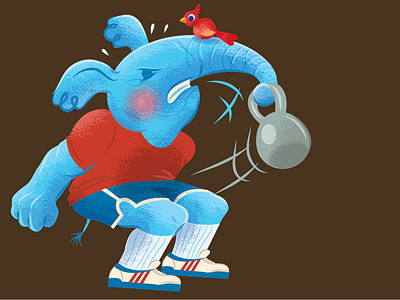Elefit birdie brandon reese crossfit elefit elephant fitness kettlebell swing