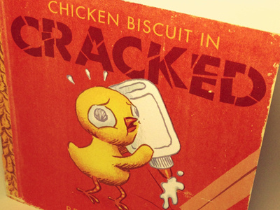 Cracked mini-comic, cover biscuit book booklet chick chicken comic comics cracked mini