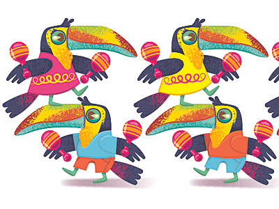 Toucans maraca toucan