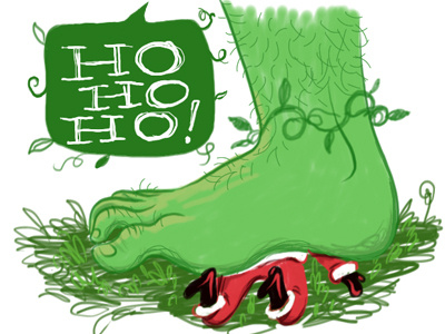 ho ho ho, oh no! green giant ho ho ho santa squash