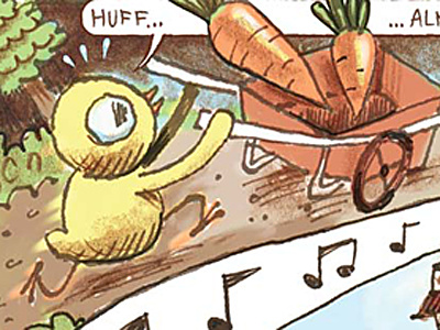 Chicken Running biscuit chicken comics run