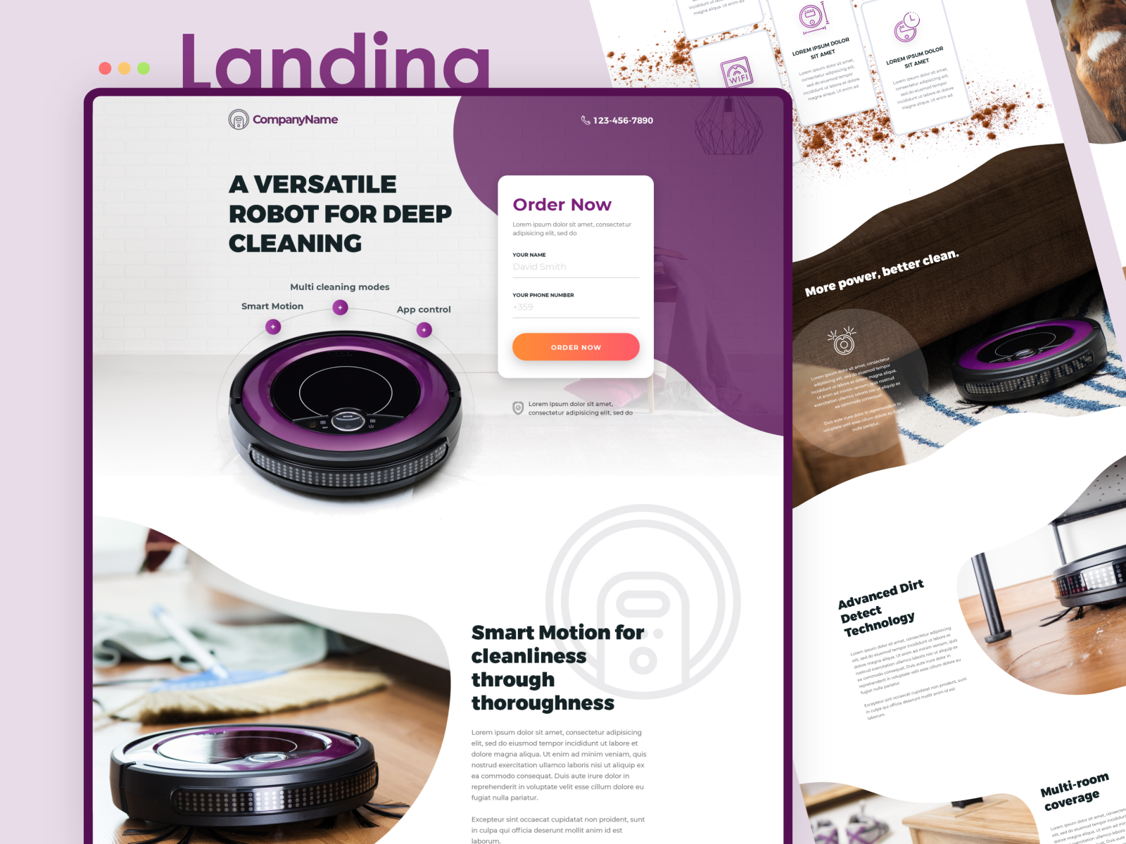 Quality program for software testing and anti-virus bugs fixing landing ...