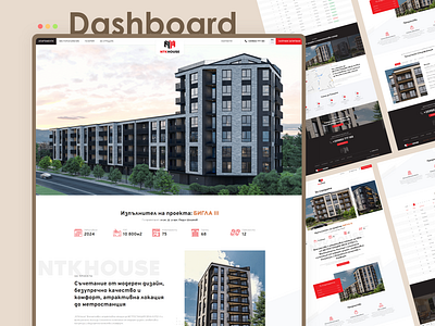 Building Company UX/UI design ui ux uxui web design