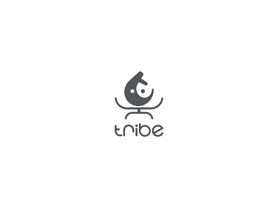 Tribe branding headphones illustrator logo logo design mascot design typography vector