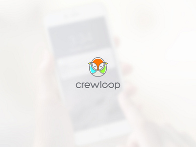 Crewloop app design application bird birds branding illustrator logo logo design mascot design typography vector