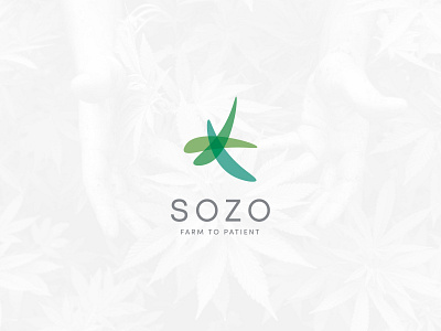 Sozo branding cannabis cdb design farm farmer illustrator logo logo design medecine medical vector