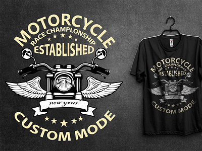 MOTORCYCLE T-SHIRT DESIGN bike t shirt custom t shirt design design illustration motorbike bike tee motorcycle tshirt t t shirt t shirt design t shirt illustration t shirt mockup t shirts tshirt tshirt design tshirt t shirt typography typography tshirt