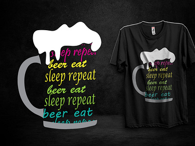 Beer T-Shirt Design.