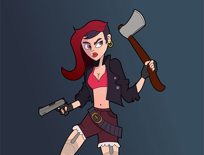 Zombie Killer illustration vector