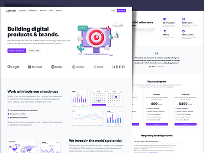 💫SaaS app Development Landing Page in HTML/CSS & JS💡🚀 branding design figma figma design illustration logo tailwindcss ui ux web design web development