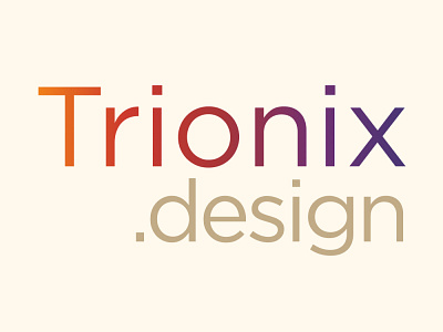 Trionix Design branding figma logo ui ui ux design