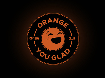 Daily Logo Challenge: Single Letter comedy daily logo challenge graphic design logo design orange