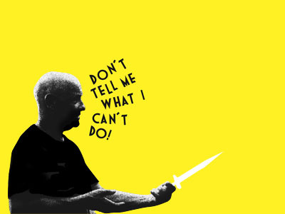 Don't tell me what I can't do! alan fletcher art lost