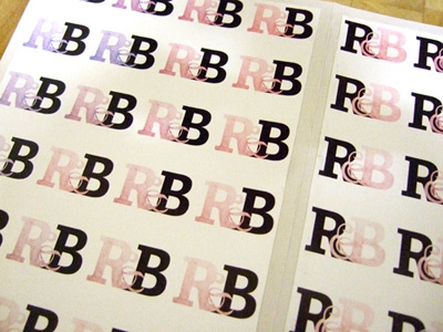 R & B Print in Adelle adelle card print typetogether