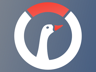 Geese Overwatch Logo design logo minimalist