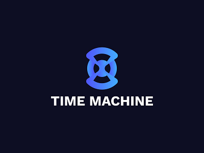 TIME MACHINE LOGO clean logo icon logo logo design logo mark logoart logotype minimal logo minimalist logo modern logo
