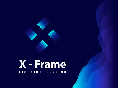 "X-Frame" Lighting Illusion Logo