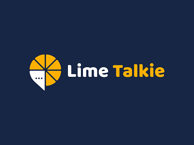 "Lime Talkie" Chat Logo