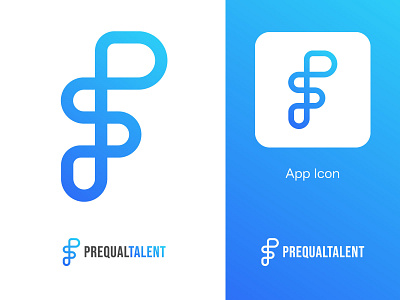 "PREQUALTALENT" App icon best app icon best logo brand app brand app logo brand icon clean app icon gradient app icon minimal logo minimalist logo modern app icon modern app logo modern brand app icon modern brand logo modern logo simple app icon