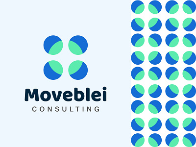 Consulting Logo "Moveblei" best clean logo best logo best minimal logo brand identity clean flat logo clean lgoo flat brand identity flat brand logo flat logo flat minimal logo logo logo concept logo design logo with modern think minimalist logo modern logo