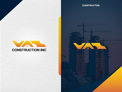 Construction logo design, real estate logo