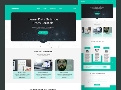 Data Science Learning Web UI best web ui clean web ui ux design data science website ui modern ux design modern web ui ui design ui ux ui web ux design ux web web design web ui web ui design web ui ux website design website exploration website redesign website ui ux