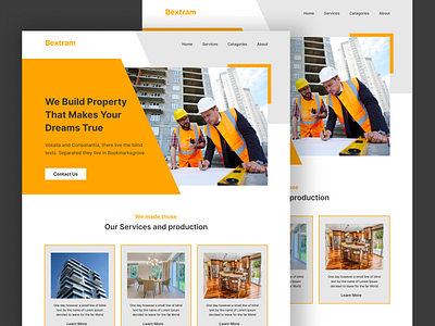 Construction company web UI design best website ui construction web ui construction web ui ux construction website modern website ui ux popular website ui ux ui ux design website ui ux