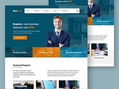 Business (BusHub) website UI design best website best website ui ux design business ui design business website design business website ui ux grow business ui new business website ui design ui ux design website ui