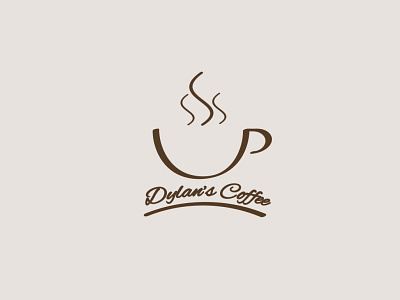 Dylan's Coffe branding design graphic design logo typography