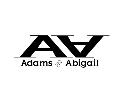 Adams and Abigail branding design graphic design logo typography