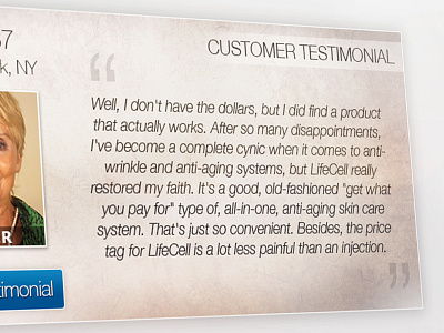 Customer Testimonial