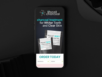 Lifecell Charcoal black charcoal lifecell skincare