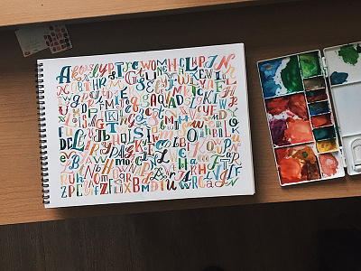 Alphabet Inspired by Guilin (Finished)