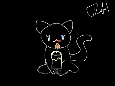 Cat with Candle <3