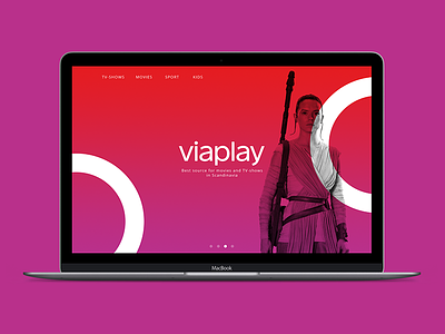Viaplay Redesign Concept concept design redesign responsive ui ux viaplay web web design website